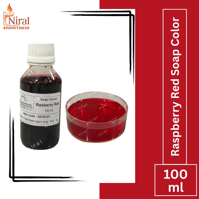 Niral's Rasberry Red Soap Colour