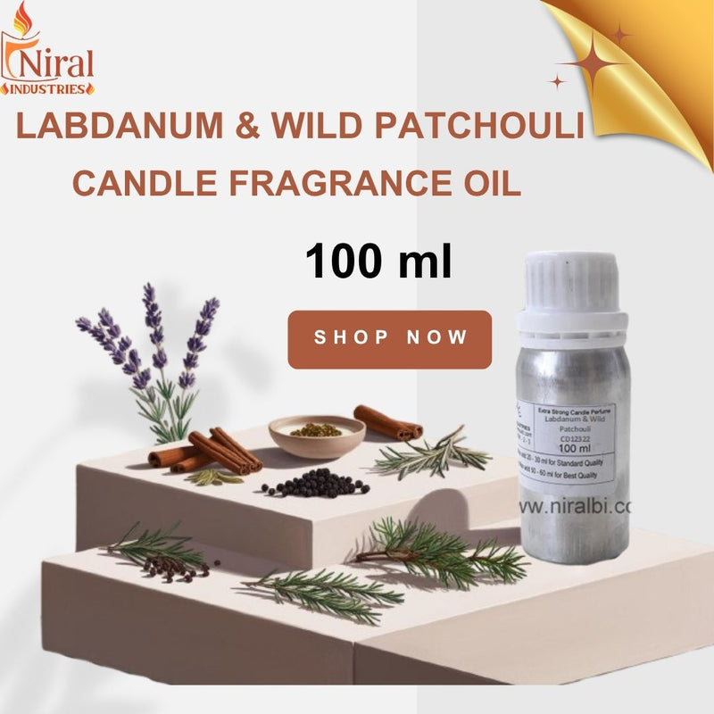 Labdanum & Wild Patchouli Candle Fragrance Oil