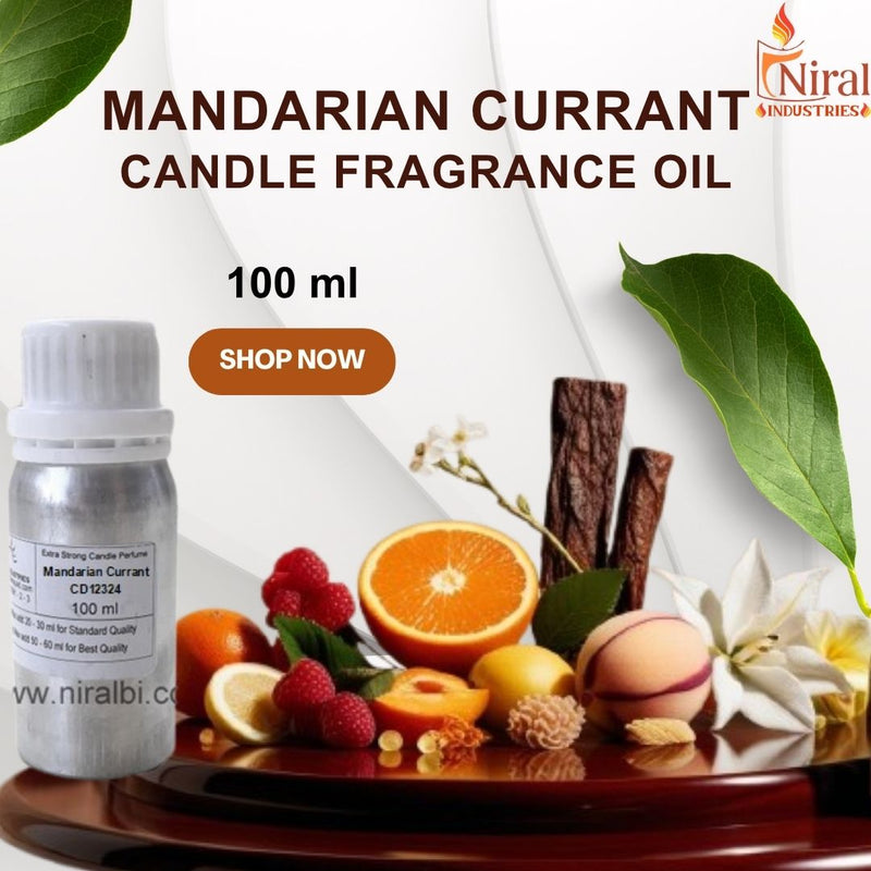 Niral's Mandarian Currant Candle Fragrance Oil