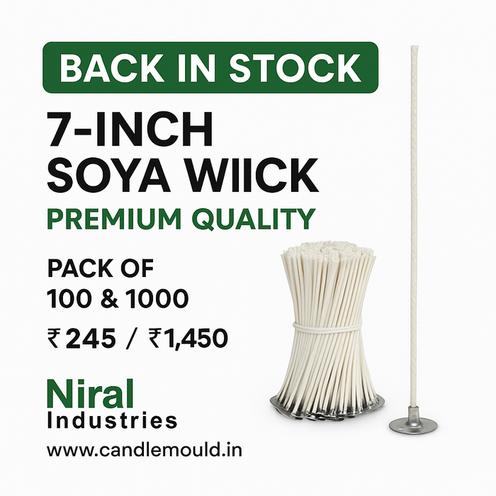J Series - Soya Wax Wick - 7 Inch