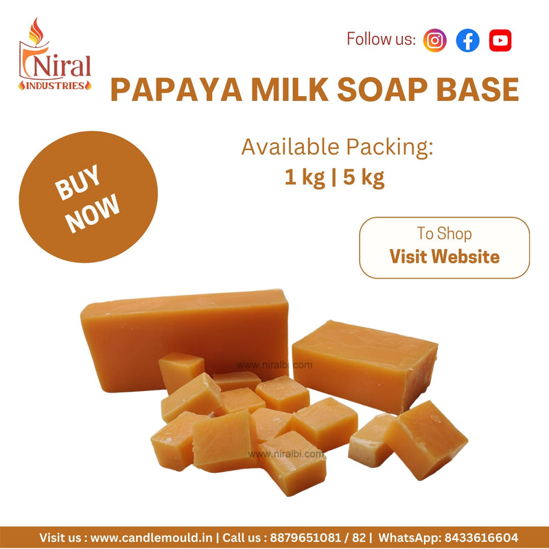 Niral's New Papaya Milk Soap Base
