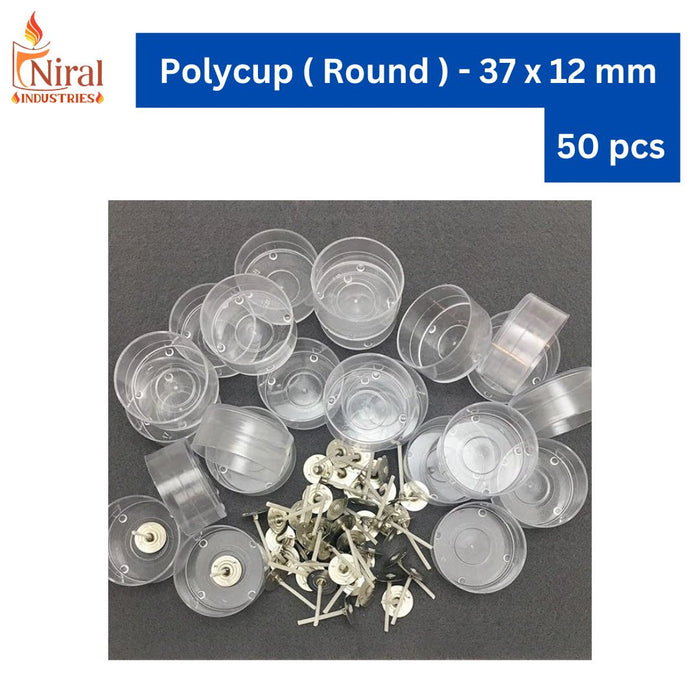 Niral's Poly T - Cup Round 37 x 12 mm