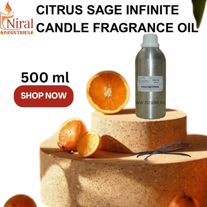 Niral's Citrus Sage Infinite Candle Fragrance Oil