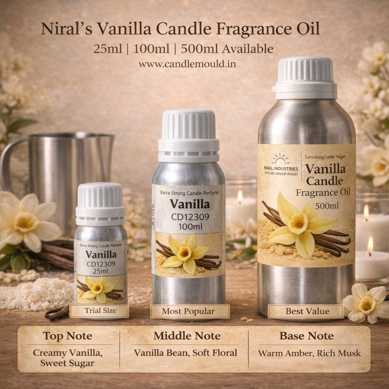 Niral’s Vanilla Candle Fragrance Oil