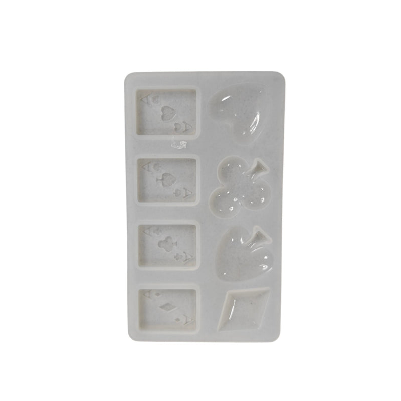 Poker Card Silicone Resin Mould - RC71304 Niral industries