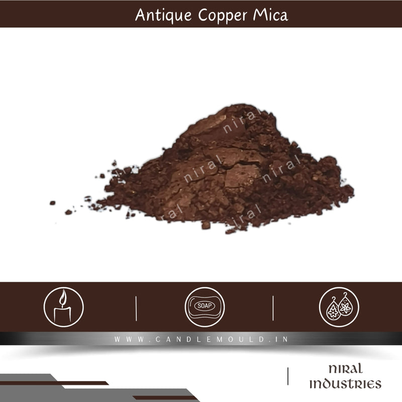 #Mica Antique Copper Mica Colour Candle, Soap, Resin SP38135 Niral Industries