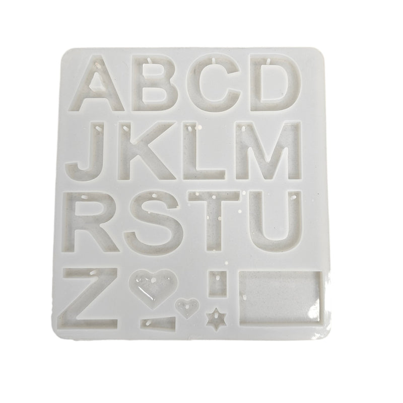 ABCD Alphabet 2 Pc Resin Mould - RC71205 Niral industries