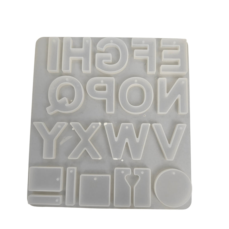 ABCD Alphabet 2 Pc Resin Mould - RC71205 Niral industries