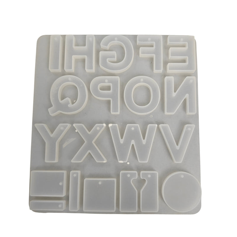 ABCD Alphabet 2 Pc Resin Mould - RC71205 Niral industries