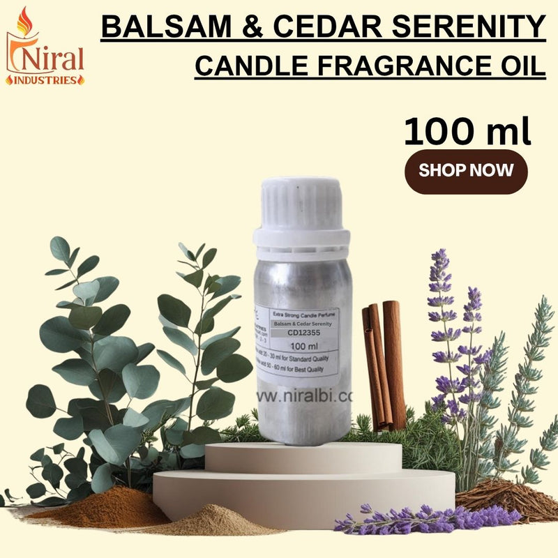 Balsam & Cedar Serenity Candle Fragrance Oil
