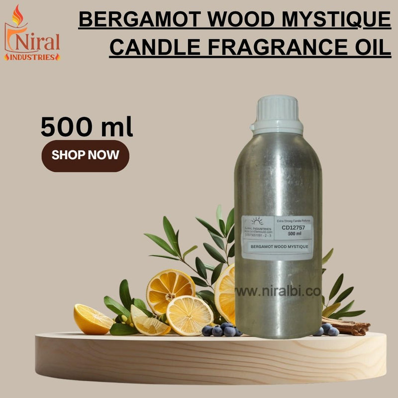 Bergamot Wood Mystique Candle Fragrance Oil 500ml