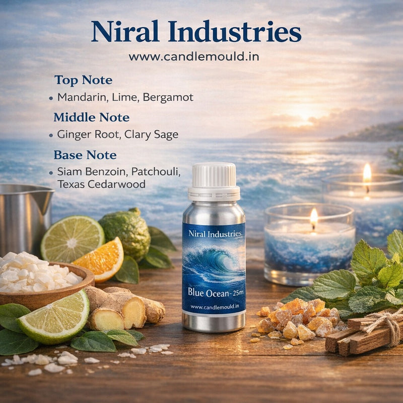 Niral’s Blue Ocean Candle Fragrance Oil