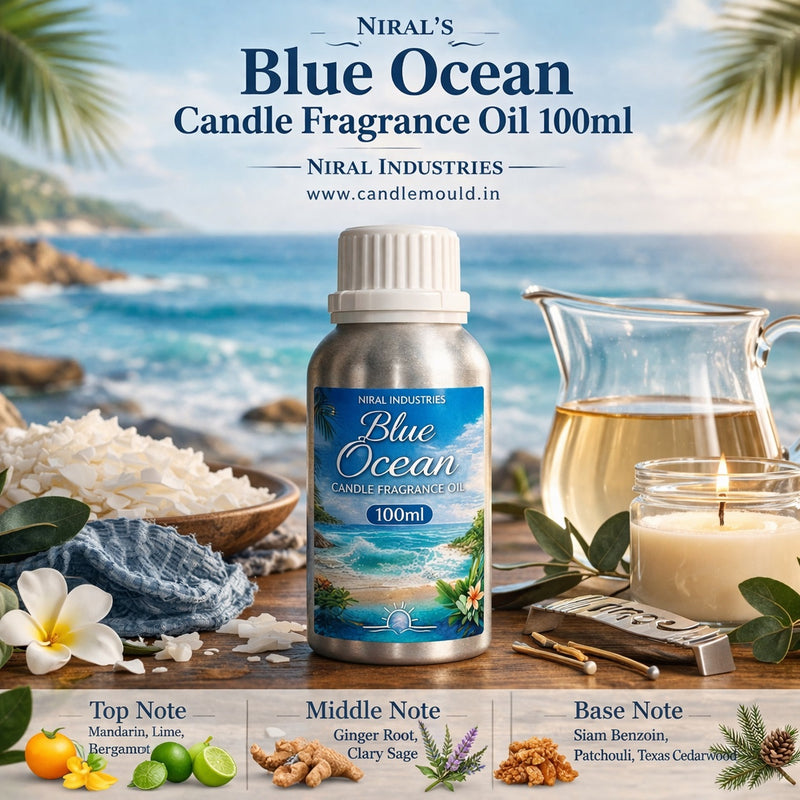 Niral’s Blue Ocean Candle Fragrance Oil