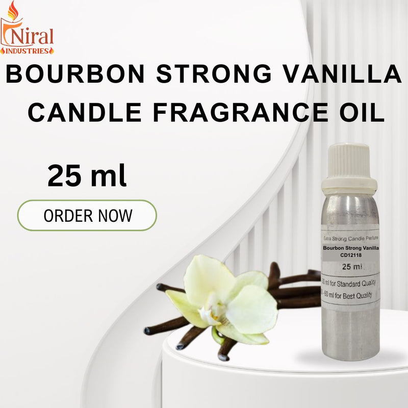 Niral’s Bourbon Strong Vanilla Candle Fragrance Oil