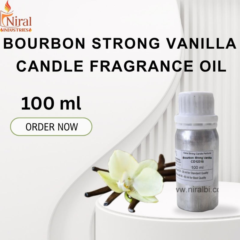 Niral’s Bourbon Strong Vanilla Candle Fragrance Oil