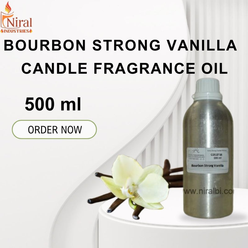 Niral’s Bourbon Strong Vanilla Candle Fragrance Oil
