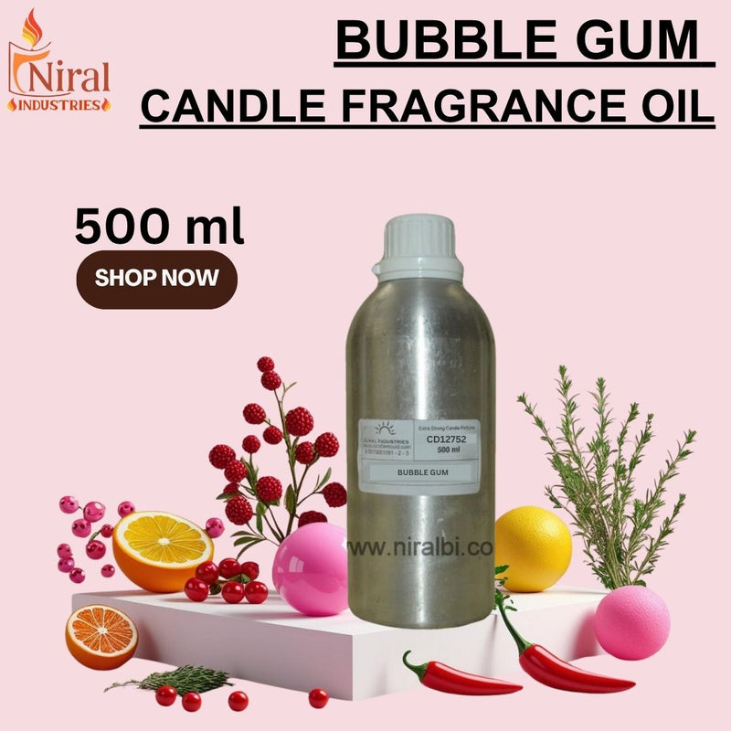 Niral’s Bubble Gum Candle Fragrance Oil (New)