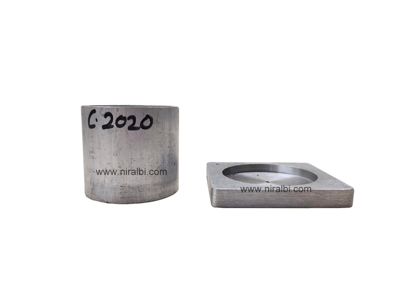 Niral's Geometry Aluminum Cylinder Dia 2 inch - Ht 2 inch