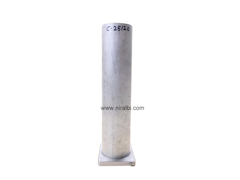 Niral's Geometry Aluminum Cylinder Dia 2.5 inch - Ht 12 inch