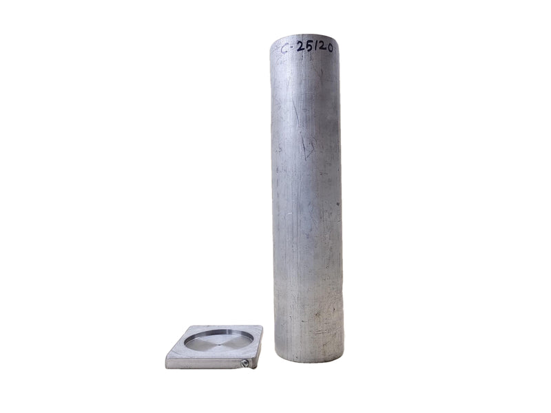 Niral's Geometry Aluminum Cylinder Dia 2.5 inch - Ht 12 inch