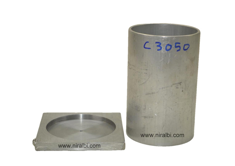 Niral's Geometry Aluminum Cylinder Dia 3 inch - Ht 5 inch