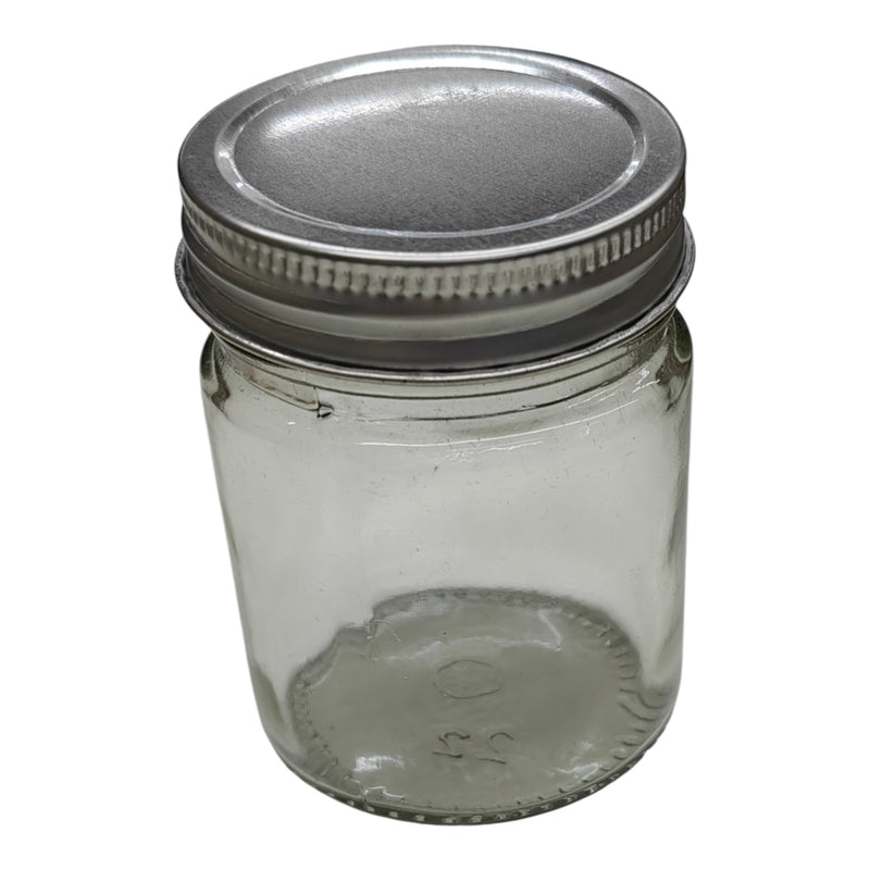 Glass Jar with Silver Screw - CD13603 Niral Industries