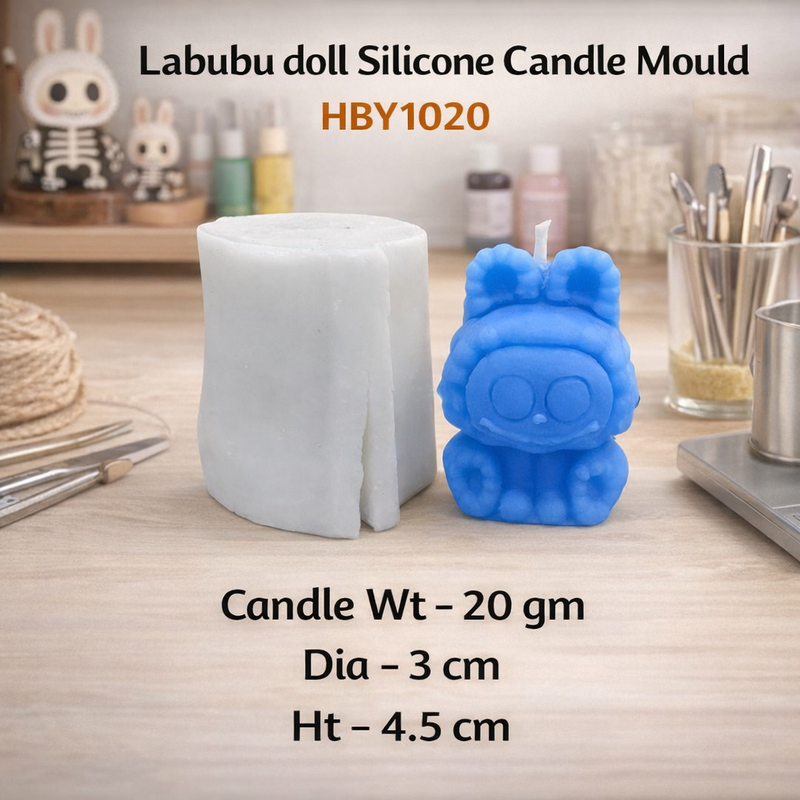 Labubu Silicone Mould HCM21809  Niral Industries