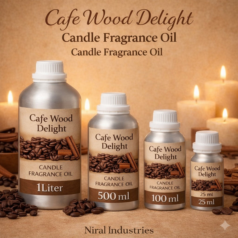 Cafe Wood Delight Candle Fragrance Oil Niral Industries