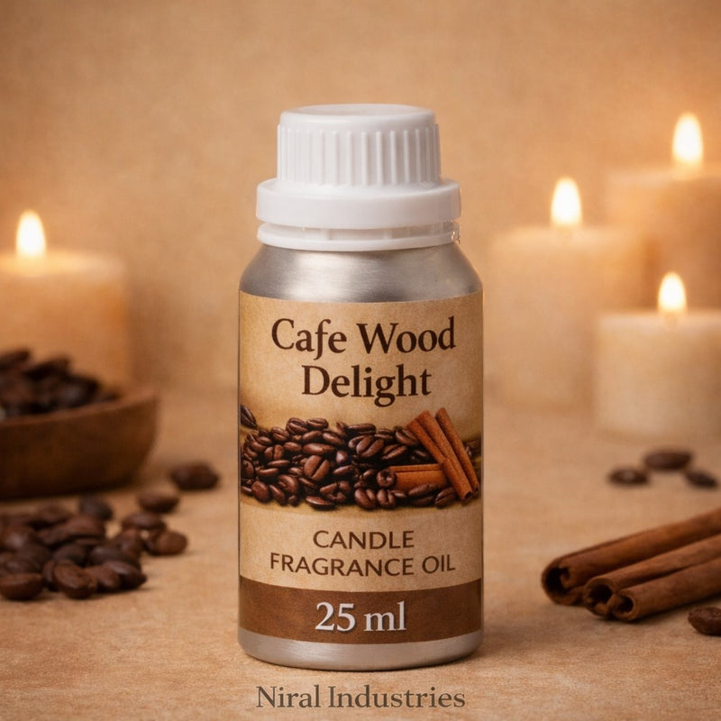Cafe Wood Delight Candle Fragrance Oil Niral Industries
