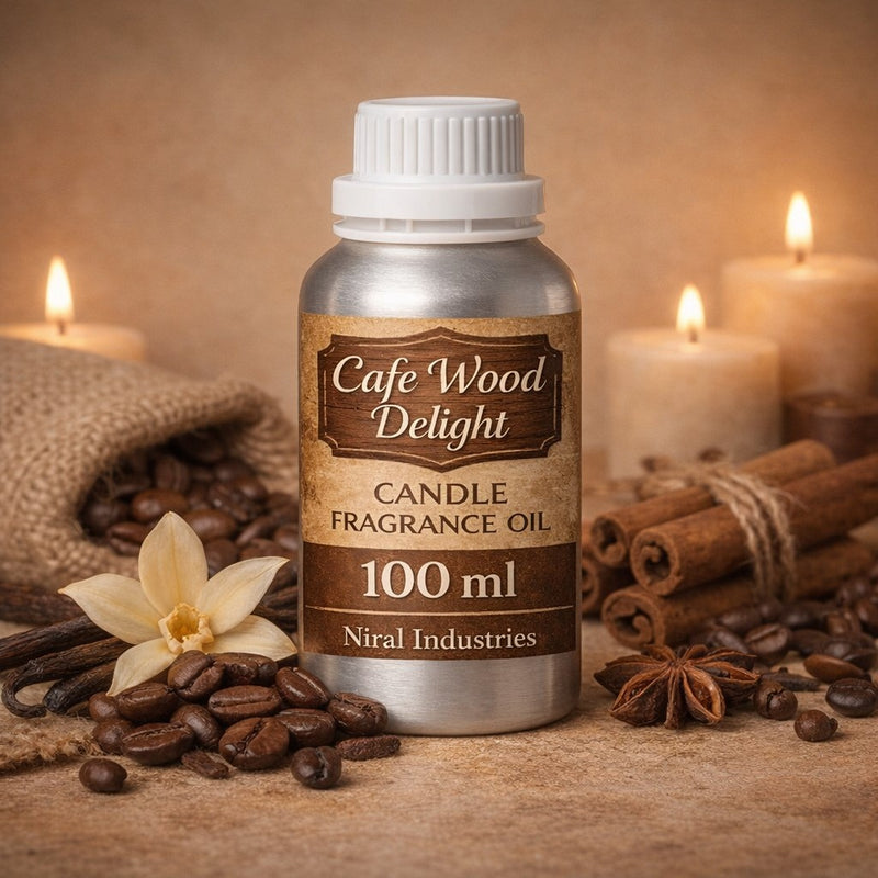 Cafe Wood Delight Candle Fragrance Oil Niral Industries