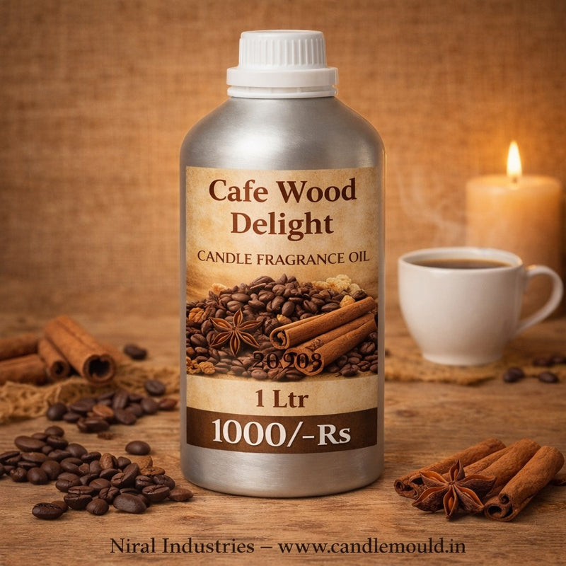 Cafe Wood Delight Candle Fragrance Oil Niral Industries