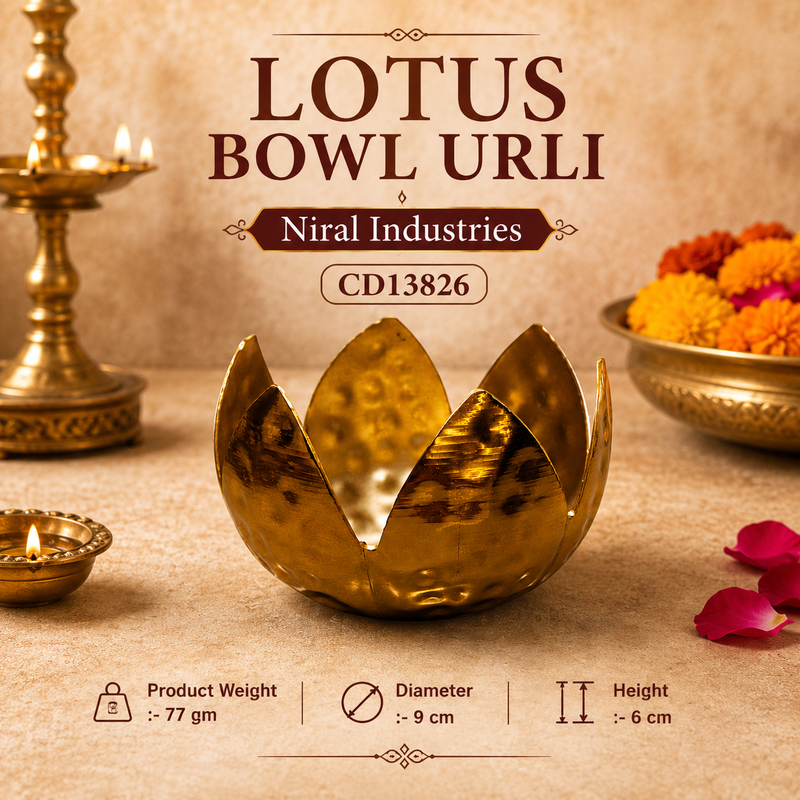 Lotus Bowl Urli Niral Industries CD13826