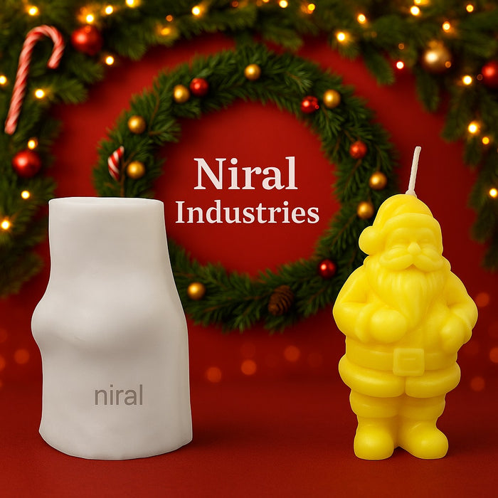 Santa's Grand Silicone Candle Mould HBY856, Niral Industries
