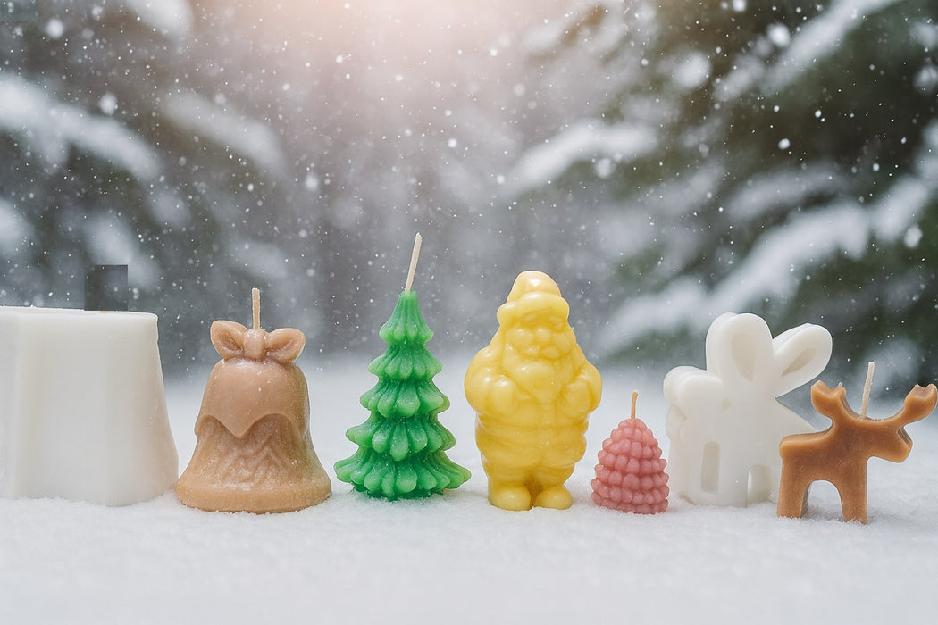 Merry Mix Christmas Candle Mould Combo- DL61750 Niral Industries.