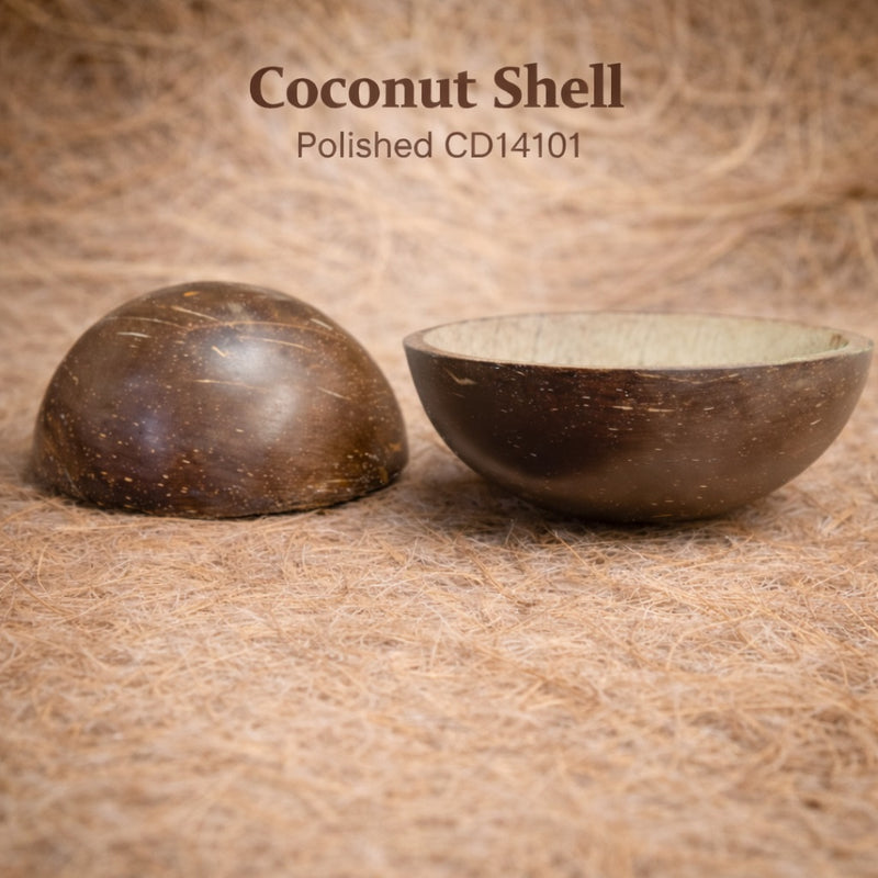 Coco Polish Shell Coconut Shell Polished CD14101 Niral Industries