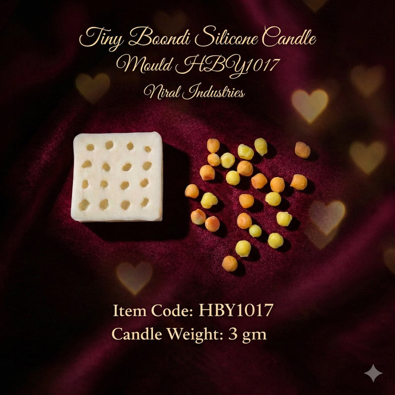 Tiny Boondi Silicone Candle Mould HCM21231, Niral Industries.