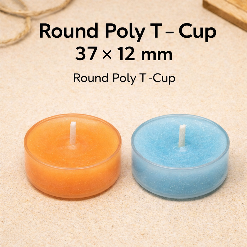 Niral's Poly T - Cup Round 37 x 12 mm Niral industries