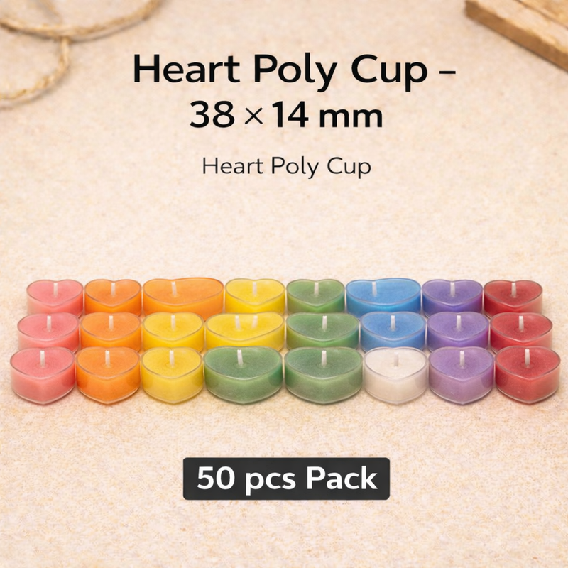 Niral's Poly T - Cup Heart 38 x 14 mm Niral Industries
