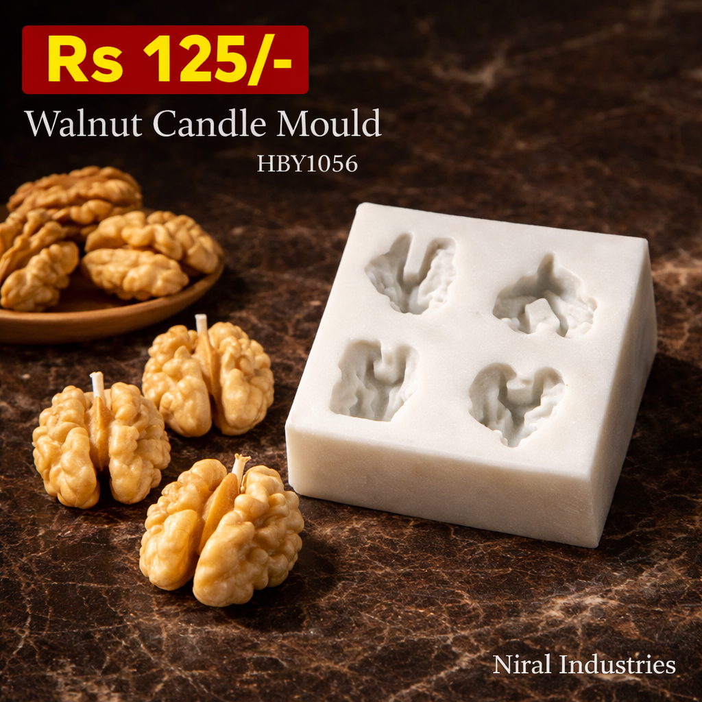 Walnut Candle Mould HCM21241, Niral Industries