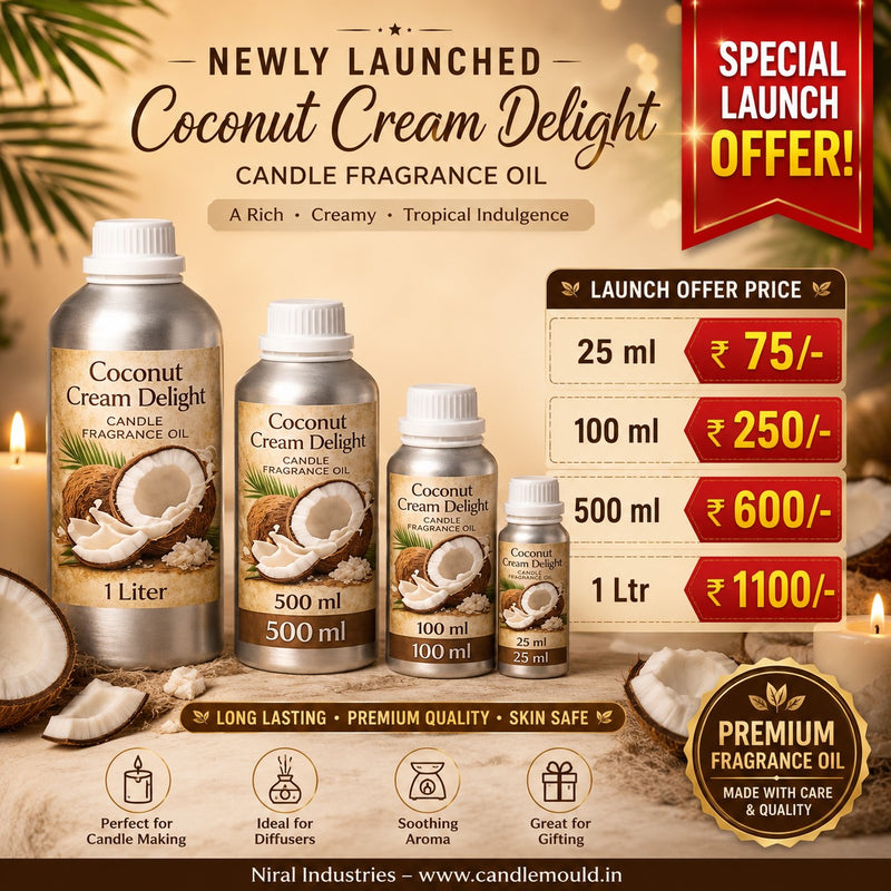 Coconut Cream Delight Candle Fragrance Oil Niral Industries