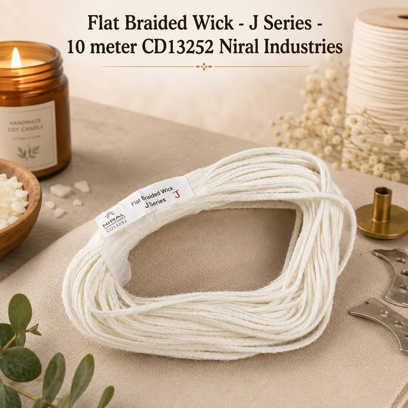 Flat Braided Wick - J Series - 10 meter  CD13252 Niral Industries