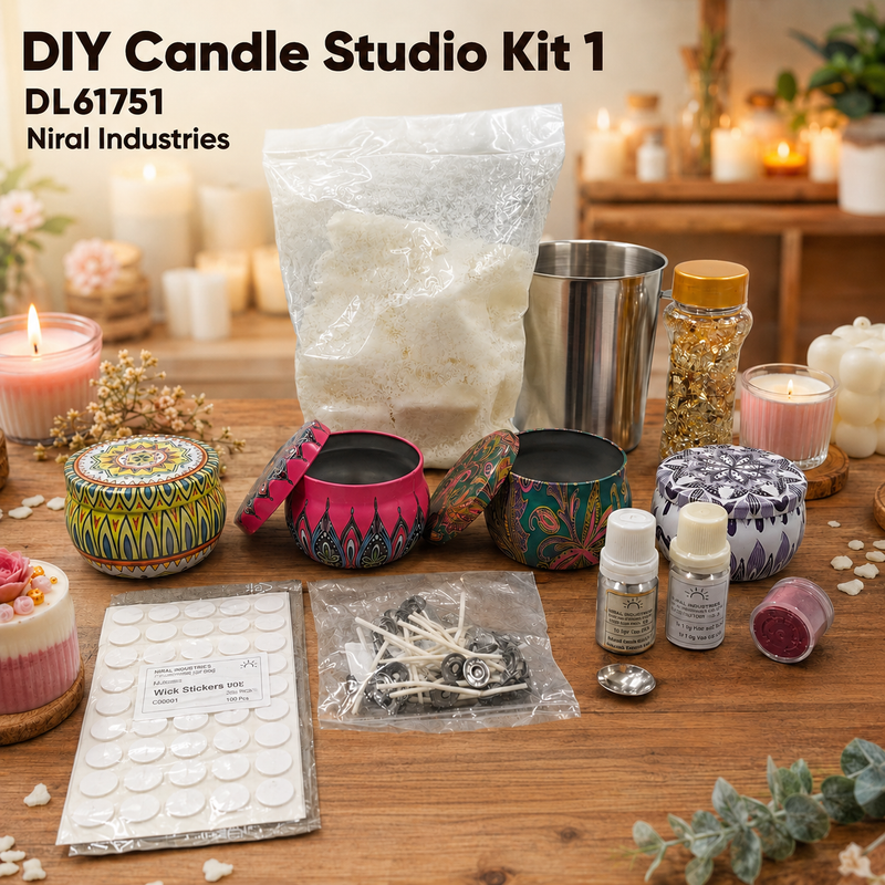 DIY Candle Studio Kit 1 - DL61751 Niral industries