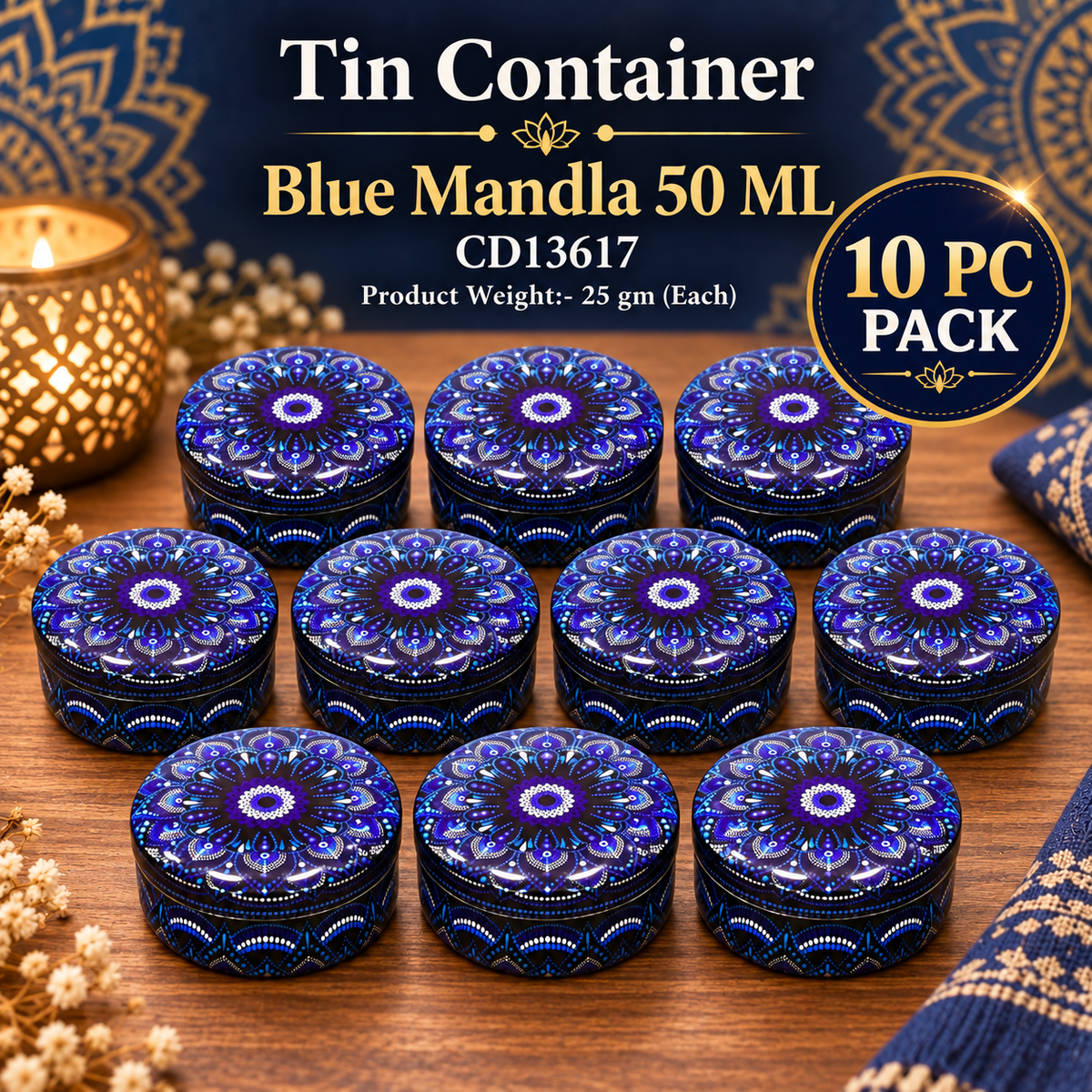 Assorted Tin Container with Bulk Buy Option