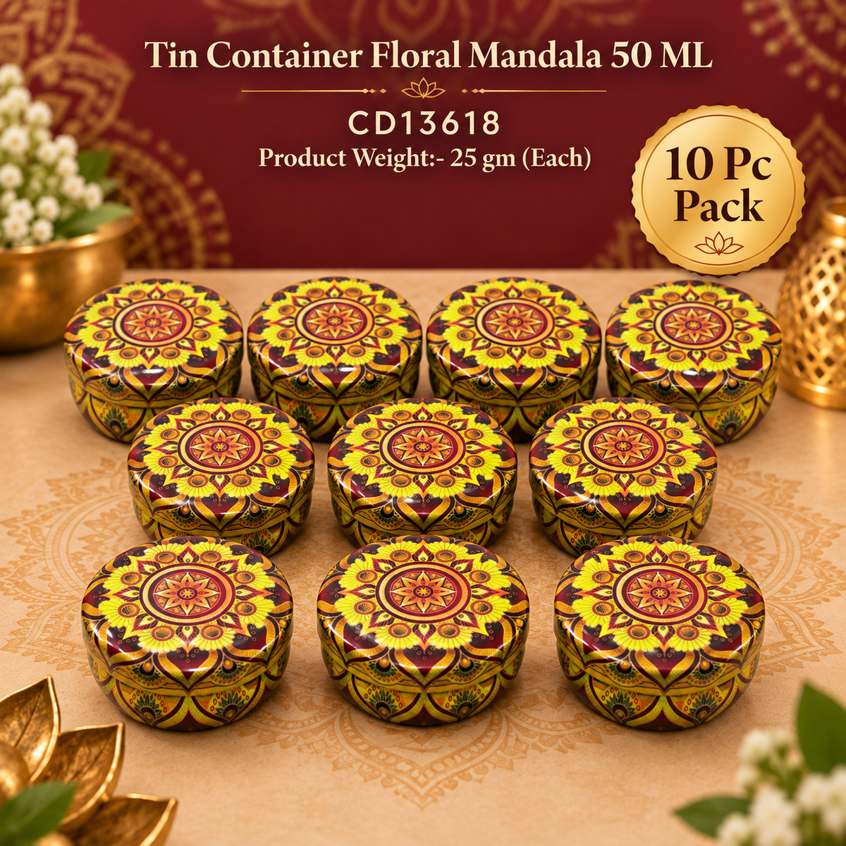 Assorted Tin Container with Bulk Buy Option