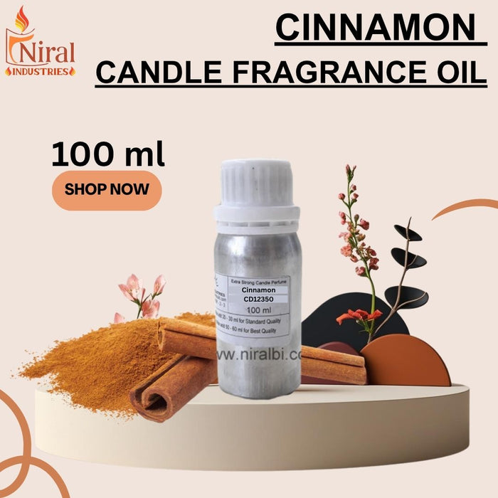 Niral’s Cinnamon Candle Fragrance Oil (New)