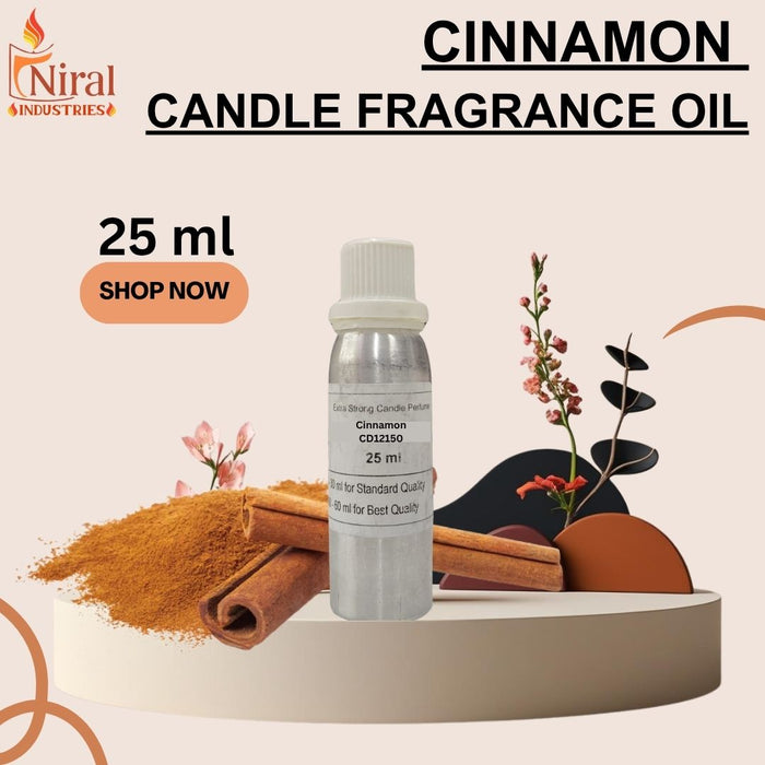 Niral’s Cinnamon Candle Fragrance Oil (New)