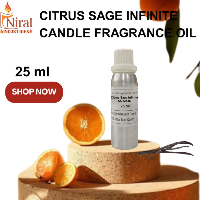 Niral's Citrus Sage Infinite Candle Fragrance Oil