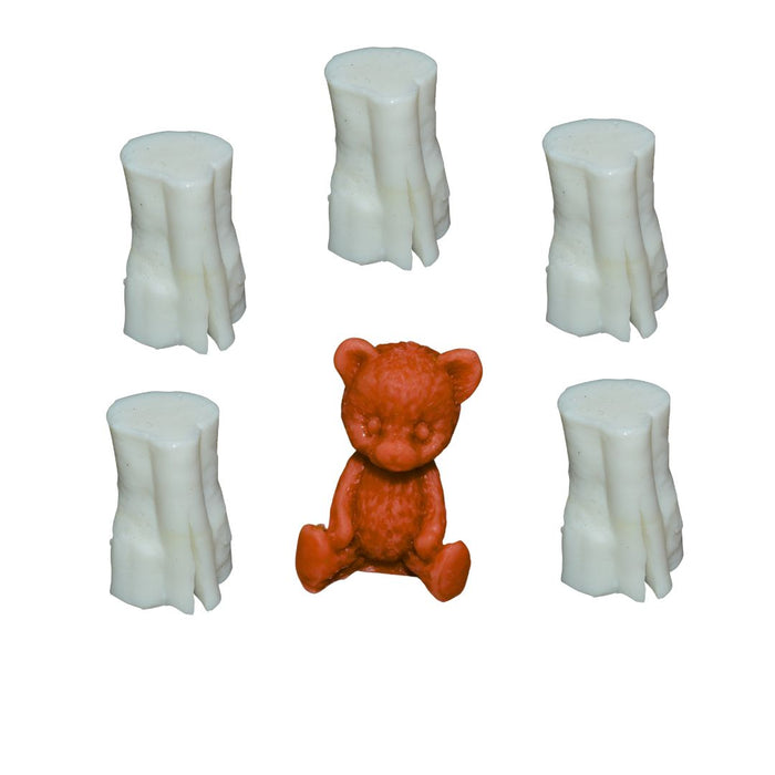 Teddy Bear Shape Silicone Candle Mould