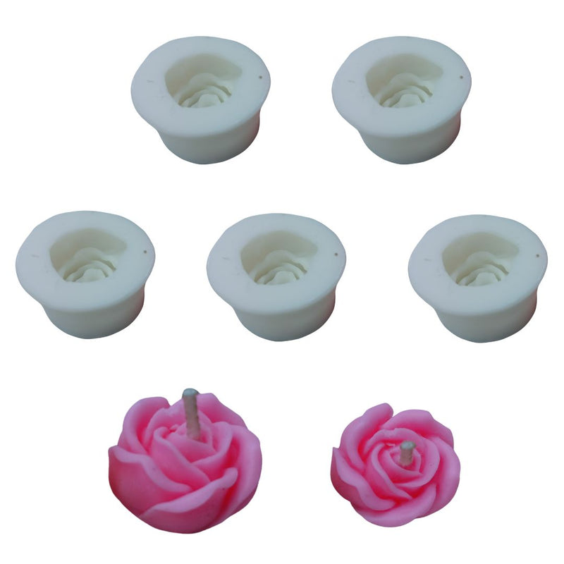 Rose Shaped T-Light Candle Mould, HBY986