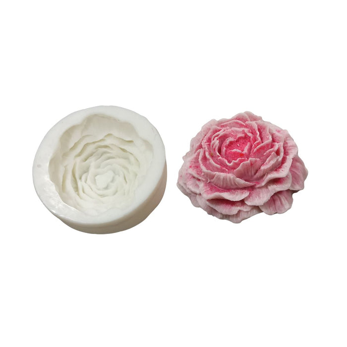 Niral Industries Peony Flower Silicone Candle Mould